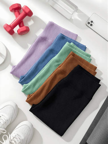 leggings de colores en tendencia, ropa deportiva para mujer de alta elasticidad en Ecuador