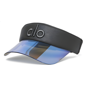 Visera deportiva ALO gris para mujer, accesorio de ropa deportiva activa